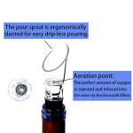 Black Wine Aerator Pourer Set - 4 Pieces