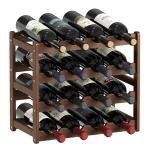 16-Bottle Countertop Wine Rack for Space-Saving Storage