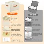 Foyego Stackable Wine Glass Storage Box, 2 Pack