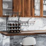 Countertop Wood Wine Rack for 12 Bottles