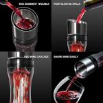Hand-Blown Crystal Wine Decanter with Aerator