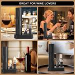 Electric Rechargeable Wine Opener with Foil Cutter