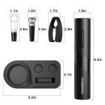 Electric Rechargeable Wine Opener with Foil Cutter