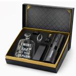 Electric Wine Opener Gift Set with Glass