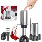 Electric Rechargeable Wine Aerator and Decanter Set