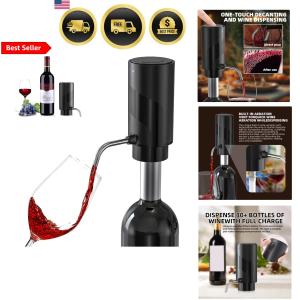 Electric Wine Aerator and Decanter for Connoisseurs