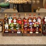 3-Tier Wooden Liquor Bottle Display Shelf
