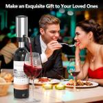 Electric Rechargeable Wine Aerator and Decanter Set