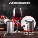 Electric Rechargeable Wine Aerator and Decanter Set