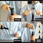 KORCCI Wine Opener Set with Corkscrew and Accessories