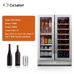 Ca'Lefort 24" Dual Zone Wine Cooler Fridge