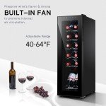 12-Bottle Freestanding Wine Cooler - OP Brand