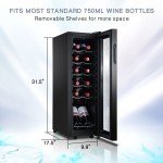 12-Bottle Freestanding Wine Cooler - OP Brand