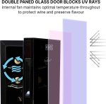 6-Bottle Thermoelectric Wine Cooler - Black