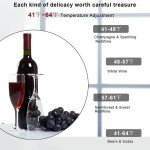 28-Bottle Wine Cooler with Digital Glass Door