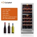 Ca'Lefort 15" Dual Zone Wine Cooler Refrigerator
