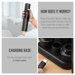 Electric Wine Opener Gift Set with Accessories