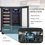 23-Inch Dual Zone Wine and Beverage Cooler