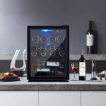 Freestanding Wine Cooler with Triple Pane Glass