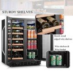 23-Inch Dual Zone Wine and Beverage Cooler