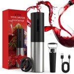 Rechargeable Electric Wine Opener with Foil Cutter
