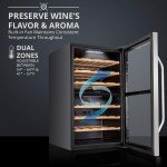 Ivation 43-Bottle Dual Zone Wine Cooler