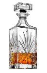 Dublin Crystal Whiskey Decanter and Glass Set