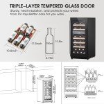 Dual Zone Wine Cooler with Electronic Control