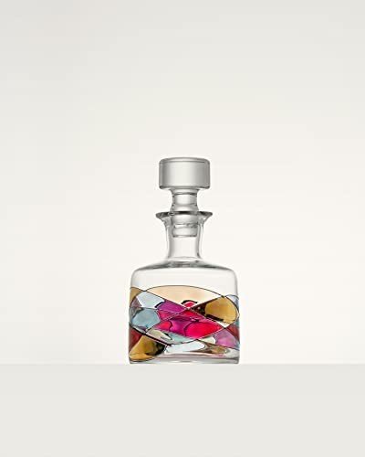 Hand-Painted Crystal Whisky Decanter – Unique Gift