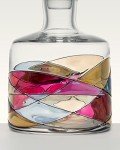 Hand-Painted Crystal Whisky Decanter – Unique Gift
