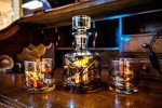 Hand-Painted Crystal Whisky Decanter – Unique Gift