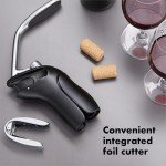 OXO Steel Vertical Corkscrew with Foil Cutter