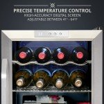 Ivation 12-Bottle Stainless Steel Wine Cooler
