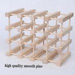 Stackable Wood Wine Rack for 20 Bottles