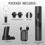 Electric Wine Opener Gift Set with Accessories
