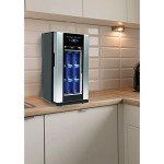 Retro Beverage Fridge for Wine and Cans