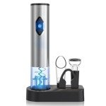Electric Wine Opener Set with Foil Cutter & Aerator