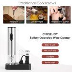 Electric Wine Opener Set with Foil Cutter & Aerator