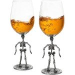 Skeleton Wine Glass Set - Perfect for Halloween Parties