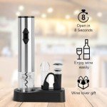 Electric Wine Opener Set with Foil Cutter & Aerator