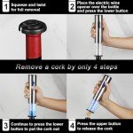 Electric Wine Opener Set with Foil Cutter & Aerator