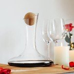 XL Hand Blown Wine Decanter with Accessories
