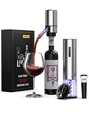 Electric Wine Opener Set with Aerator & Accessories