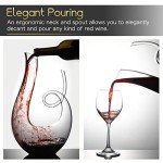 NUTRIUPS Lead-Free Swan Wine Decanter 1.7L