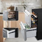 24" Dual Zone Outdoor Wine Refrigerator