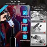 Moocoo Cordless Electric Wine Opener Set