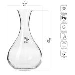 Krosno Harmony Collection Wine Decanter - 54.1 oz