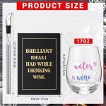 Elegant Wine Gifts Set with Notebook and Chiller