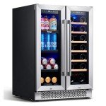 Yeego 24-Inch Dual Zone Wine Cooler Cabinet