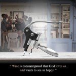 Luxury Corkscrew Set with Accessories and Stand